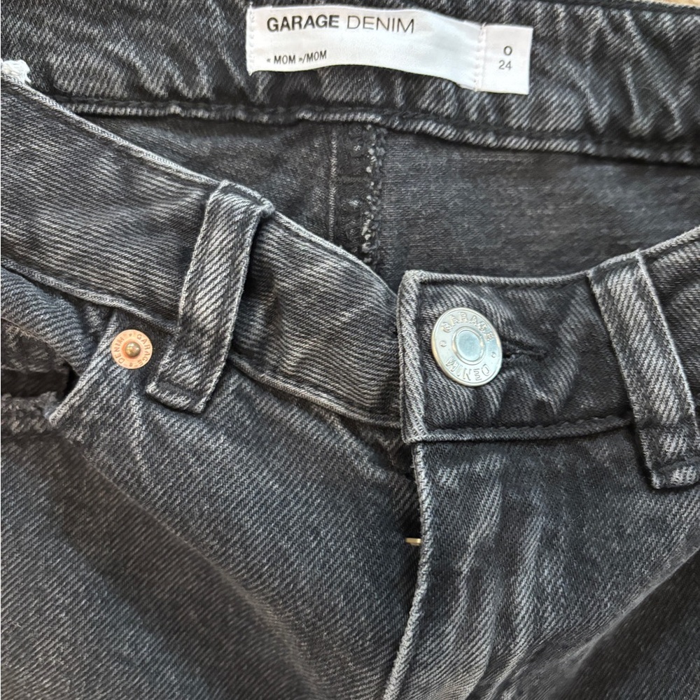 Garage High Rise Black Jeans - Picture 4 of 6